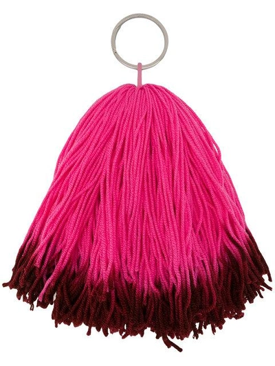 Shop Calvin Klein 205w39nyc Ombre Key Chain In Pink