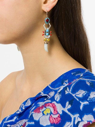 Shop Iosselliani Elegua Earrings - Multicolour