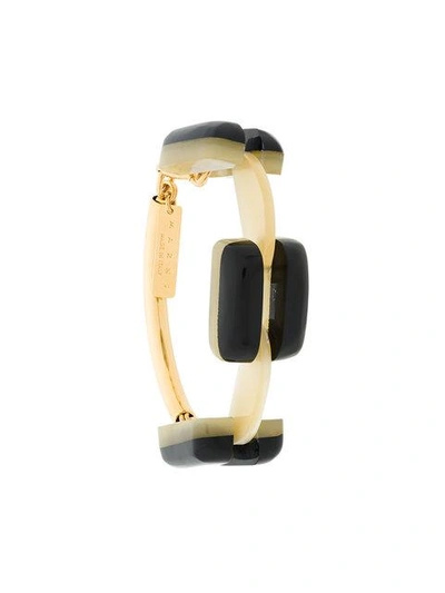 Shop Marni Chunky Geometric Bracelet