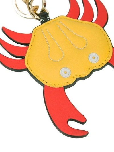 Shop Loewe Crab Keyring In Yellow