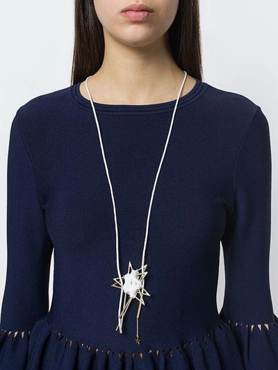 Shop Lorena Antoniazzi Star Necklace - Metallic