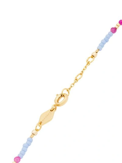 Shop Anni Lu Blue, Pink And Yellow Peppy Gold Plated Bracelet