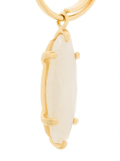 Wouters & Hendrix Technofossils Moonstone Earrings In Metallic