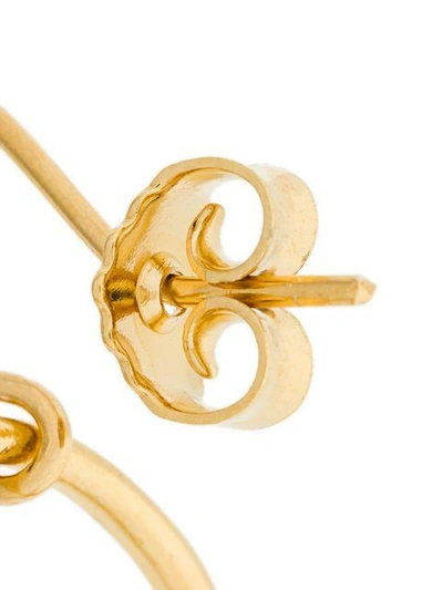 Wouters & Hendrix Technofossils Moonstone Earrings In Metallic