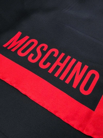 Shop Moschino Printed Scarf