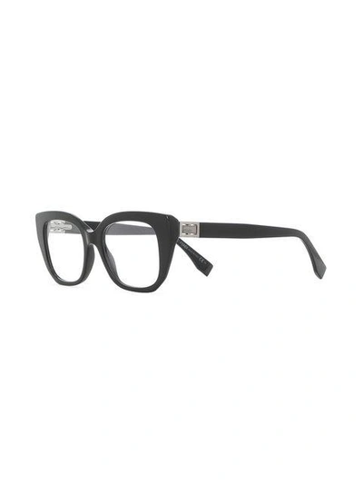 Shop Fendi Eyewear Peekaboo Glasses - Black