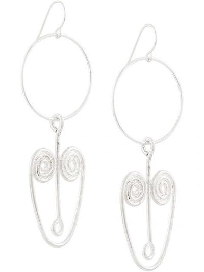 Shop Petite Grand Picasso Earrings - Metallic