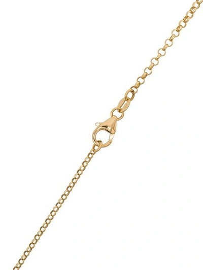 Shop Foundrae 18kt Yellow Gold Spark Medallion Small Belcher Chain Necklace In Metallic