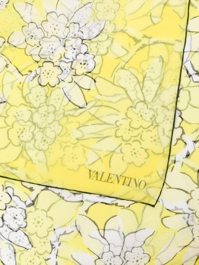 Shop Valentino Floral Print Scarf