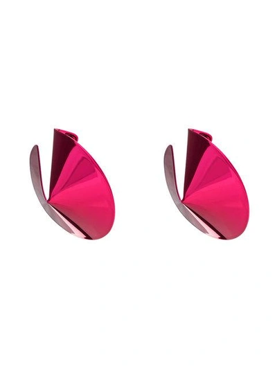 Shop Gaviria Jewellery Pink Fortune Cookie Earrings