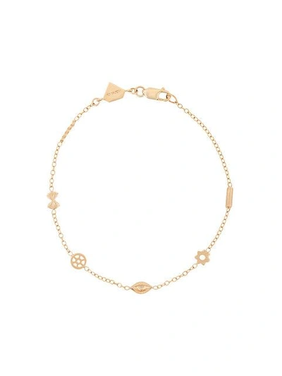 Shop Alison Lou 14kt Yellow Gold Mini Pasta By The Yard Bracelet - Metallic