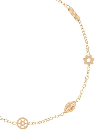 Shop Alison Lou 14kt Yellow Gold Mini Pasta By The Yard Bracelet - Metallic