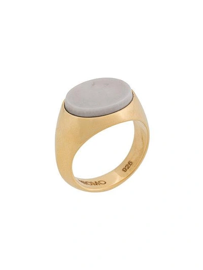 Shop Niomo Lana Pinky Finger Ring In Metallic