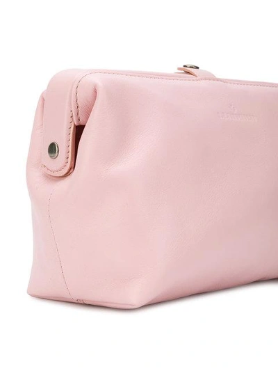 Shop A.f.vandevorst Brand Embossed Makeup Bag In Pink & Purple