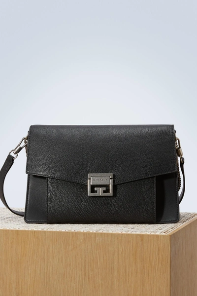 Shop Givenchy Gv3 Medium Shoulder Bag In Black