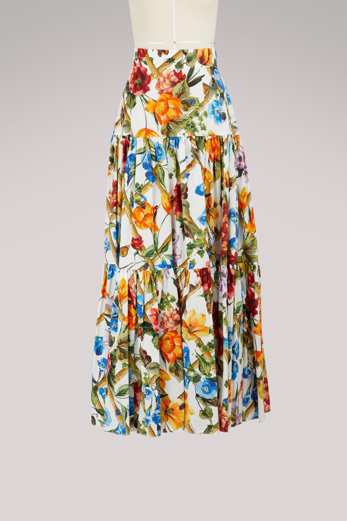 bamboo maxi skirt