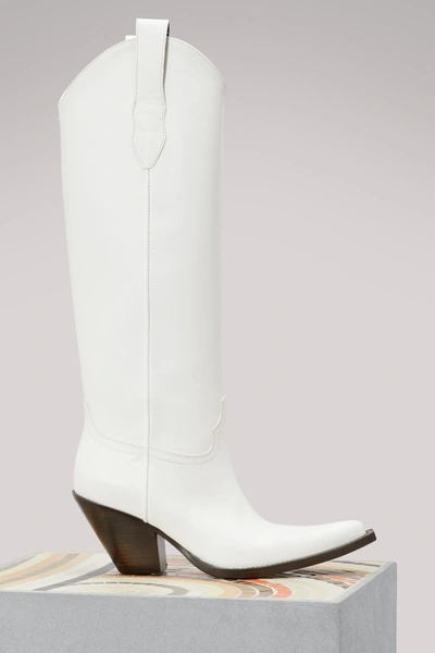 Shop Maison Margiela Mexas Boots In White