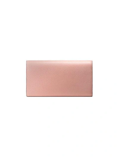 Shop Gucci Animalier Continental Wallet In Pink