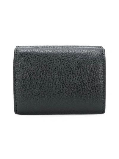 Shop Dolce & Gabbana Logo Plaque Wallet In Black