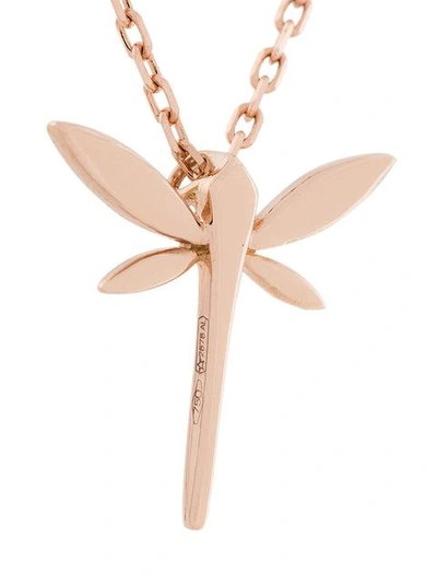 Shop Anapsara 18kt Rose Gold Mini Dragonfly Necklace