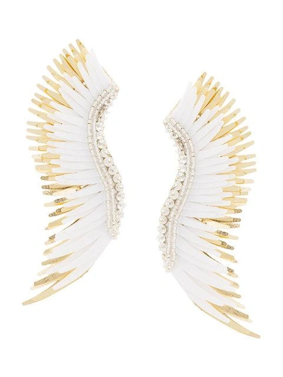 Shop Mignonne Gavigan Wing Earring In White