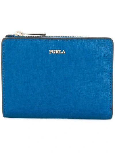 Shop Furla Small Babylon Wallet In Blue