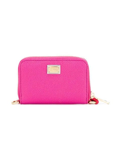 Shop Dolce & Gabbana Forever Love Purse In Pink