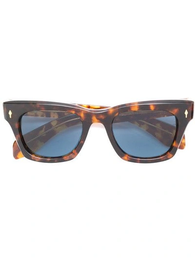 Shop Jacques Marie Mage Dealan Sunglasses In Brown