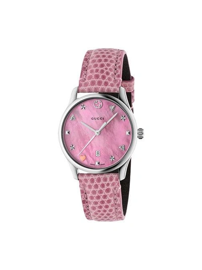 Shop Gucci G-timeless, 29mm - Pink