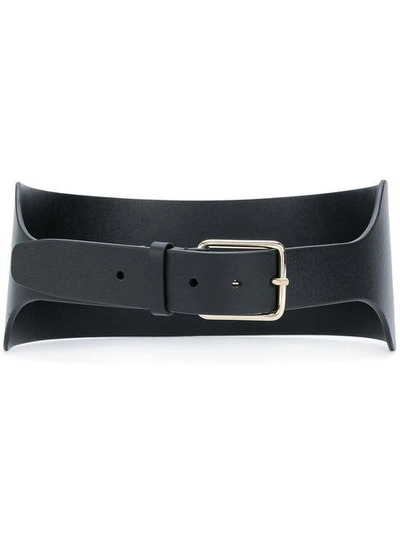 Shop Jil Sander Asymmetric Buckle Belt