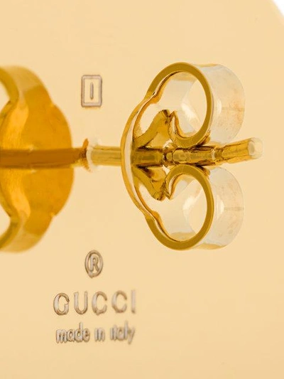 Shop Gucci Web Earrings - Red