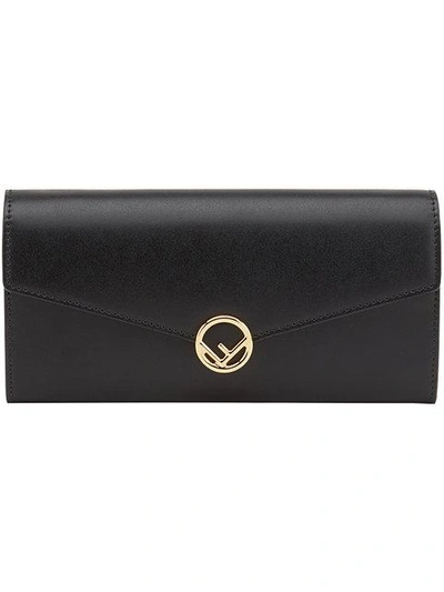 Shop Fendi F Is  Continental Wallet In Black