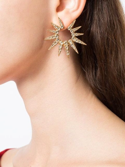 sea urchin large earrings