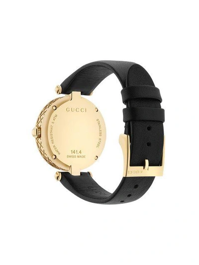 Shop Gucci Diamantissima, 32mm In Metallic