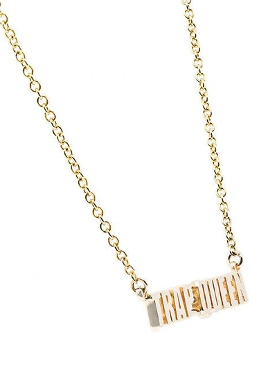 Shop Established 14kt Gold Trap Queen Necklace - Metallic