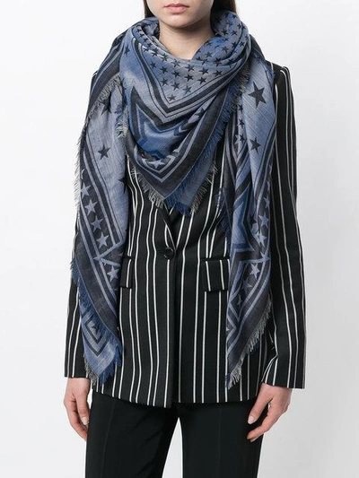 Givenchy Star Print Scarf