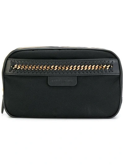 Shop Stella Mccartney Falabella Go Makeup Bag - Black