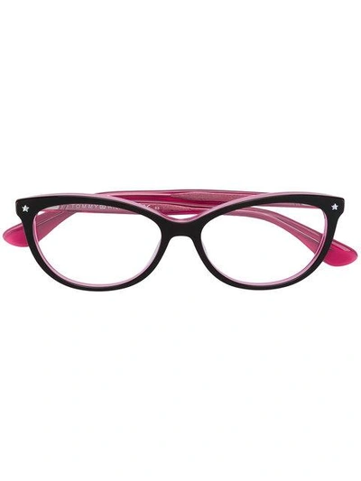 Shop Tommy Hilfiger Cat Eye-frame Glasses In Pink