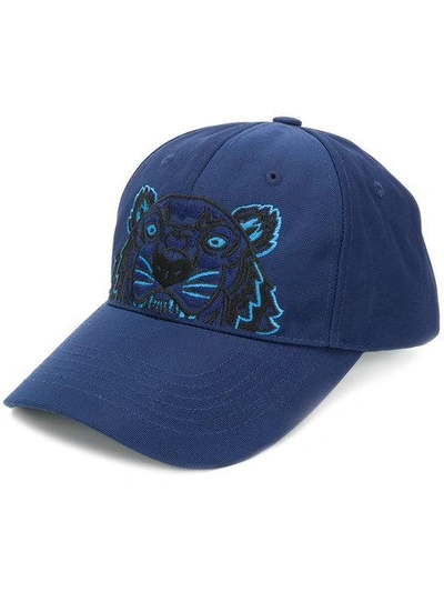 Shop Kenzo Tiger Cap - Blue