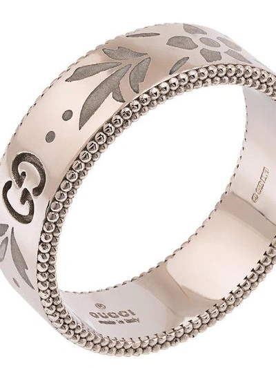 Shop Gucci Gg Ghost Ring In Metallic