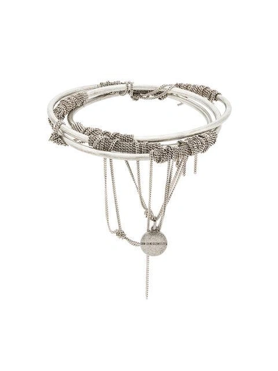 Shop Ann Demeulemeester Chain Detail Bracelet
