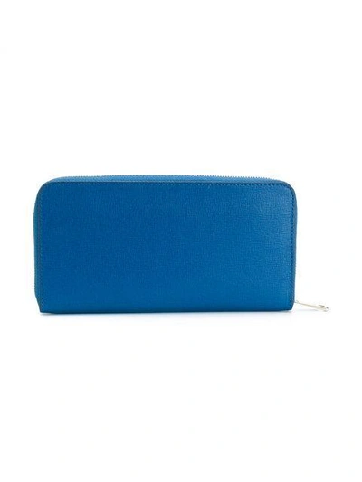 Shop Furla Babylon Continental Wallet In Blue