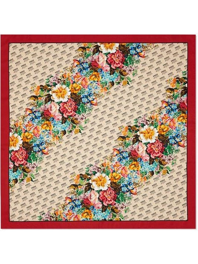logo花卉围巾