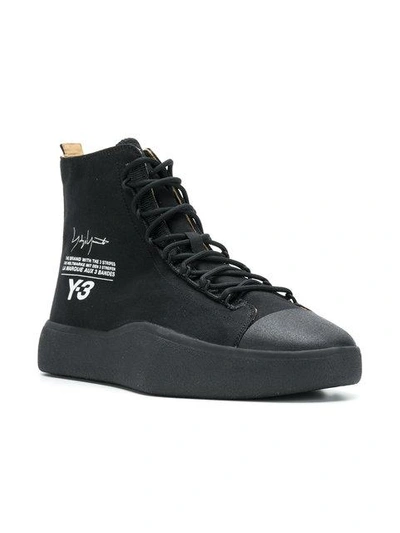 Shop Y-3 Bashyo Sneakers - Black