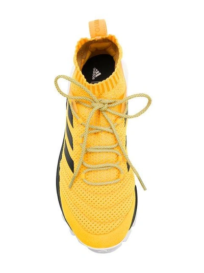 Shop Gosha Rubchinskiy X Adidas Copa Primeknit Sneakers In Yellow