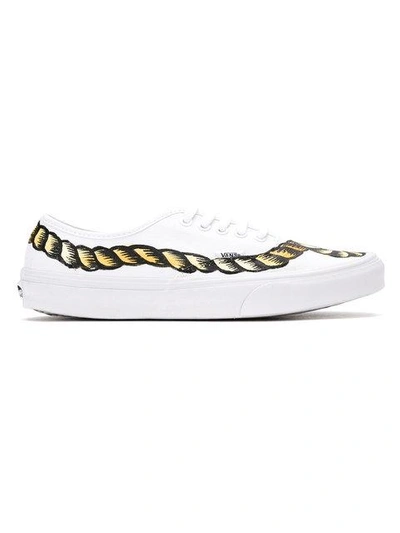 Shop À La Garçonne Handpainted  X Vans Sneakers - Branco