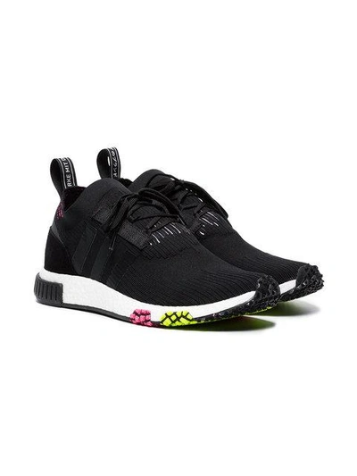 Shop Adidas Originals Nmd_racer Primeknit Sneakers In Black