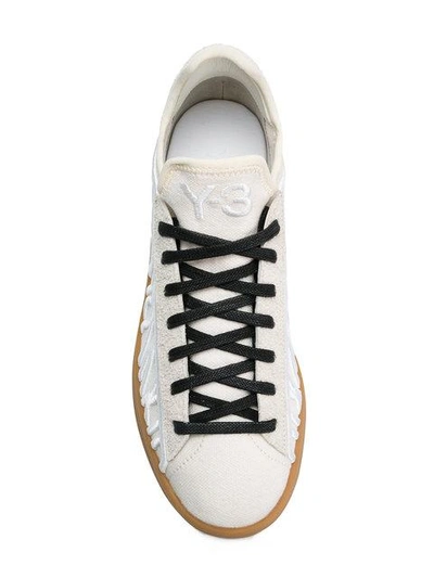 Shop Y-3 'shishu Stan' Sneakers In White