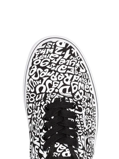 Shop Vans Ua Authentic A Tribe Called Quest Print Sneakers - Black