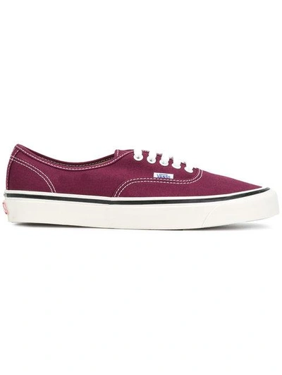 Shop Vans Authentic Sneakers In Red